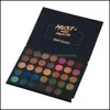 Oogschaduw schoonheid geglazuurde 35 kleur hoog glans matte oogschaduw natuurlijke glitter glitter glinstering lumineuze druppel levering gezondheid make -up ogen dhquo