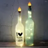 Strips 20LEDs Wine Bottle Lights Cork Shape Copper Wire Colorful Mini String For Indoor Outdoor Wedding Christmas