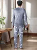 Herren-Nachtwäsche, Herren-Pyjama-Set, verdickt, warm, weich, Flanell, Winter-Herbst-Männer, Plus-Size-Pyjama, Korallen-Samt-Nachtwäsche, Nachtwäsche, Homewear, T221103