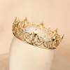 Palace Style Luxury Crystal Hairband Birthday Present Headwear Bridal Wedding Dress Crown TS-J2842
