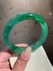 Bangle a Grade Myanmar Jade Perfect Pure Natural Oryginalne ekologiczne copywriting bransoletka