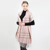 Kwaliteit plaid sjaal sjaal winter warm verdikte klassieke Britse wollen kasjmier sjaals herfst winter mannen sjaal groothandel