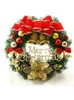 Fleurs décoratives 40 cm guirlande de noël rotin Navidad décor pour porte de maison suspendue guirlandes artificielles Ghirlanda Natalizia