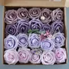 Dekoratif çiçekler çoklu kullanın yapay kombo kutusu parti için romantik dekorasyonlar seti