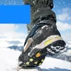 Uprawierzy skurcze 5 stadnów antypoślizgowych butów śnieżnych kolce lodowe lodowe gniazda