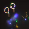 Corde 1M 2M Mini LED Stringa natalizia per bottiglie di sughero per decorazioni natalizie in vetro per interni ed esterni