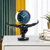 Zegary stołowe Nowoczesne europejskie zegar w salonie dekoracyjny biurko biurka oryginalność wskaźnik elektroniczny