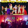 ألعاب الحفلات LED POP Tube Flash Bellows تنفيس تفكك أنبوب تلسكوبي للبالغين للأطفال البالغين