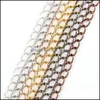 その他5m/lot 0 8x4 5x6mmメタル鉄ネックレスチェーン7colors bk open link for diy bracetesジュエリーメイキングドロップ配信DHWH2