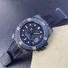 VS Factory Men's Watch Diw Cal.3135 R￶relse Kolfiber Material Storlek 40 mm Super Luminescent Sapphire Crystal Glass