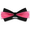 Bow Ties 2022 Fashion Diamond Men Tie vlinder Nesties Cravat Bowtie Corbatas Gravatas Black