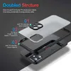 Schokbestendige Bumper Clear Telefoon Gevallen Voor Iphone 14 13 12 11 Pro Max Xr Xs 8 Plus Soft Silicon matte Hard Cover