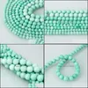 Stone 8mm Natural Stone Amazonite Beads Round Loos