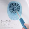 Escovas de vaso sanitário suportes cabelos com suporte de suporte de parede limpeza de longa duração Acessórios para banheiros higiênicos 221103