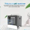 الأدوات الصحية Mini Air Cooler سطح المكتب محمولة مكيف USB مكيف USB سلبي تنقية مرطب الأيونات مع سفينة خفيفة ليلية إسقاط DELI DH4LB