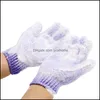 Brosses de bain Éponges Épurateurs Gants de bain Serviettes à main Exfoliant Gommage Boue Dos Frottement Double face Spa Mas Soins du corps Independe Dhukd