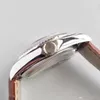 Luxury Mens Watch 36 mm Sapphire Mirror Automatyczny ruch skórzany pasek oryginalny klamra