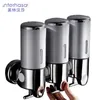 Liquid Soap Dispenser Bathroom Shampoo Double Holder Wall Mount Head Shower Container 221103