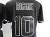 College Baseball porte des maillots de baseball pour hommes Biggie Smalls 10 Bad Boy est le maillot noir et blanc le plus malade, chemises cousues 20e patch S-XXXL