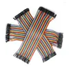 Accessori per l'illuminazione Dupont Jumper Wire Cable 15cm Maschio a femmina Aduino Copper KIT fai da te 10/20/30/40cm