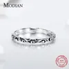 Silver Stacka Classic Finger Ring for Women Fashion Wedding Christmas Jewelry