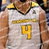 College Basketball은 커스텀 Kennesaw State Owls 농구 유니폼 타일러 후커 Terrell Burden Bryson Lockley Ugo Obineke Jamie Harris Danny Lewis