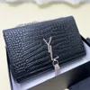 Moda Çantalar Omuz Lüks Tasarımcı Çantalar metal zincir altın gümüş kadın Çanta Hakiki Deri çanta Flip kapak diyagonal Messenger Crossbody Çanta Çanta 05