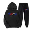 Tuta TRAPSTAR Brand Printed Sportswear Uomo colori Warm Two Pieces Set Loose Felpa con cappuccio Pantaloni da jogging Y2211