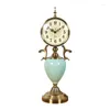 Table Clocks 53cm Decorative Retro Desk & Living Room Bedroom Vintage Watch Clock Nostalgic Ornaments Quartz Home Decor