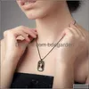 Pendant Necklaces Pendant Necklaces Sublimation For Women Heat Transfer Blank Necklace Base Wit Amycq Drop Delivery 2022 Jewelry Pend Otoeg