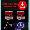 مصابيح زخرفية جديدة 4pcs LED باب السيارة Light for Benz W212 W205 W213 C204 W166 ML GLC GLC GLS