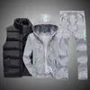 SUD SUDED SUDED SUDETTO NUOVI Abbigliamento da uomo inverno set di pezzi con cappuccio con cappuccio Set di fiocco in pile Sport Casual Sport Sudepant Outfit Y2211