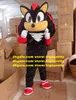 Epe Black Hedgepig Mascot Costume Europaeus Shadow the Hedgehog Mascotte With Red Thorn Adult No.15