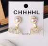 23SS Mixed Fashion Letters Stud Small Sweet Wind Luxurious 925 Silver Designer Women Crystal Rhinestone Pearl Earring Jewelry Acce7299635