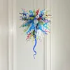 Chihuly Style Kroonluchters hanglampen met de hand geblazen ce ul borosilicaat glas kroonluchter lichten glasbal plafondverlichting voor hotel mall woonkamer decor lr929