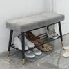 Rangement de vêtements, chaussures à langer et tabourets à la porte de la maison, meuble à chaussures de luxe léger, tabouret Ultra étroit