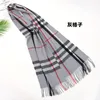 Classic Plaid Scarf Women's Winter Warm Thickened British Wool Cashmere Scarfs Fall Winter Men Scarf Wholesale