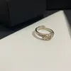 Valt lyxiga smycken charm ring öppnings justerbar ring mode romantisk gåva valentiner dag glitter fin elegant designer het varumärke mässing aldrig blekna jz105