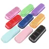 Baking Moulds 10pcs Aluminum Foil Cake Box Colorful Rectangular Small Tin Cupcake Pan Pudding Cheese Dessert Cup With Lid