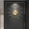 Relojes de pared Reloj grande de lujo silencioso Habitación japonesa Relojes electrónicos Saatrative Duvar Saati Saatration