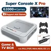 Przenośne odtwarzacze gry Super Console x Pro Retro Video TV Box HD WIFI Dual System wbudowany 50000 s obowiązujący do PS 221104