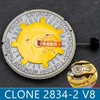 Watch Repair Kits Premium ETA Clone 2834-2 Automatic Mechanical Movement V8 Engraved Mechanism Modification Replacement Seagull 2834 Top