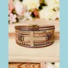 Bolegle Bangle Cross Braided Magnetyczne bransoletki dla kobiet Boho Ladies skórzana bransoletka Femme Pseira Biżuter