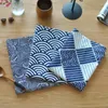 Table Mats Hand Washable Placemat Decor Japan-Style Dining Kitchen Cotton Linen Braided Placemats Cloth Background Mat