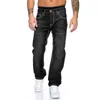 Jeans da uomo Jeans dritti da uomo a vita alta Jean Primavera Abbigliamento da uomo Jeans Boyfriend Streetwear Cacual Designer Pantaloni di jeans larghi Pantaloni T221102