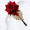 Gothic Style Rose en dentelle bandeaux Halloween Party Flower Bronze Bronze Bell Lace Hair Accessoires pour filles