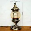 Table Lamps Turkish Retro Glass Lamp Coffee Restaurant American Classic Desk For Bedroom Bedside Lightings