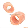 Altri articoli di bellezza per la salute Cockring Ikoky Penis Sleeves Adt For Men Delay Ejacation Sile Time Lasting 2Pcs Prepuzio Corrected Cock Dhcqj