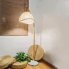 Stehlampen Vintage Lampe Schwarz Standard Modern Holz Design Arc