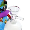 Sneeuwman Lepel Pijpen Glazen Olie Pijppijp Kerstman Roken Hookah Tabak Meerdere mini Kleine handbuizen Siliconenaccessoires Kerstdag Kerstdag